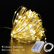 Load image into Gallery viewer, 1M 2M 3M 5M 10M Copper Wire LED String Lights Christmas Decorations for Home New Year Decoration Navidad 2020 New Year 2021.