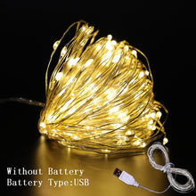 Load image into Gallery viewer, 1M 2M 3M 5M 10M Copper Wire LED String Lights Christmas Decorations for Home New Year Decoration Navidad 2020 New Year 2021.