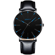 Load image into Gallery viewer, 2021 Minimalist Men's Fashion Ultra Thin Watches Simple Men Business Stainless Steel Mesh Belt Quartz Watch Relogio Masculino