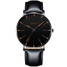 Load image into Gallery viewer, 2021 Minimalist Men's Fashion Ultra Thin Watches Simple Men Business Stainless Steel Mesh Belt Quartz Watch Relogio Masculino