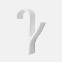 Load image into Gallery viewer, High quality Hangar For Heated Towel Radiator Rail Clothes Hanger Bath Hook Holder Percha Plegable Scarf Hanger White 6pcs
