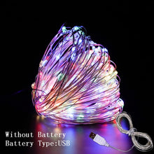 Load image into Gallery viewer, 1M 2M 3M 5M 10M Copper Wire LED String Lights Christmas Decorations for Home New Year Decoration Navidad 2020 New Year 2021.
