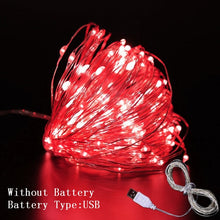 Load image into Gallery viewer, 1M 2M 3M 5M 10M Copper Wire LED String Lights Christmas Decorations for Home New Year Decoration Navidad 2020 New Year 2021.
