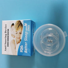 Load image into Gallery viewer, 1PC Magnetic Anti Snoring Nasal Dilator Stop Snore nose clip device Easy Breathe Improve Sleeping For Men/Women Dropshipping
