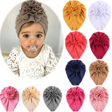 Load image into Gallery viewer, Knot Bow Baby Headbands Toddler Headwraps Baby Flower Turban Hats Babes Caps Elastic Hair Accessories 2021 New
