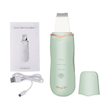 Load image into Gallery viewer, Professional Ultrasonic Facial Skin Scrubber Ion Deep Face Cleaning Peeling Rechargeable Skin Care Device Beauty Instrument 42
